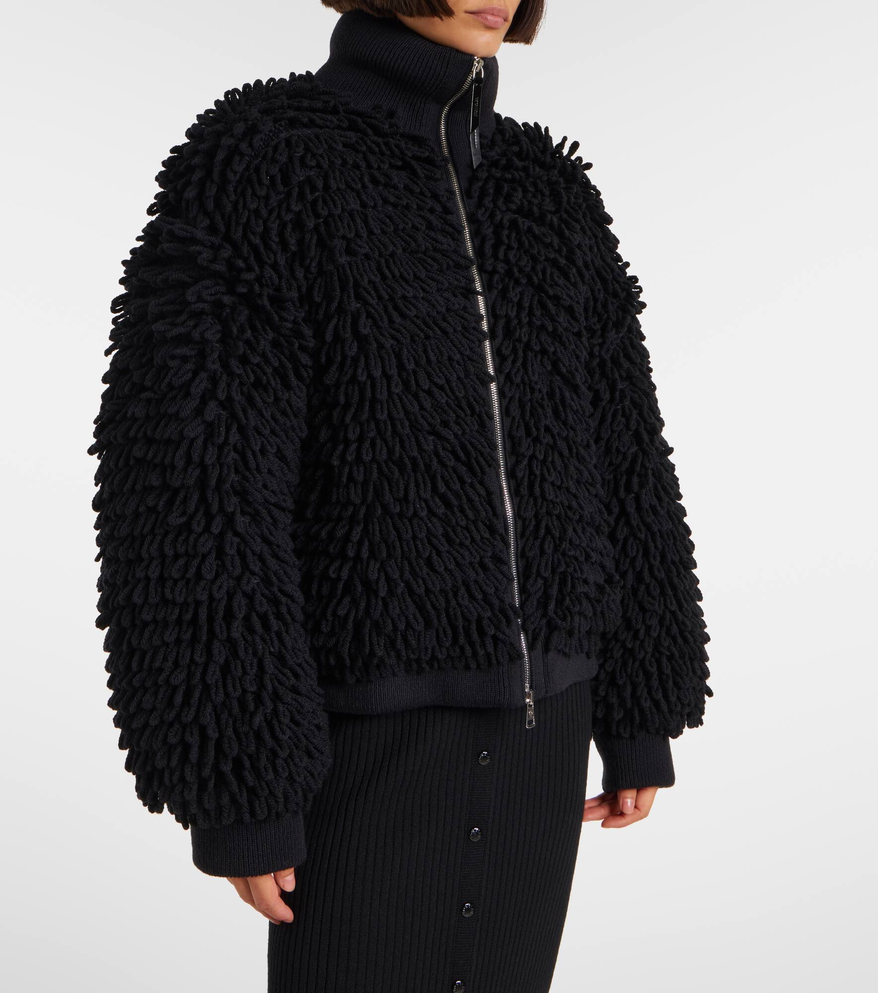 Wool-blend down jacket - 7