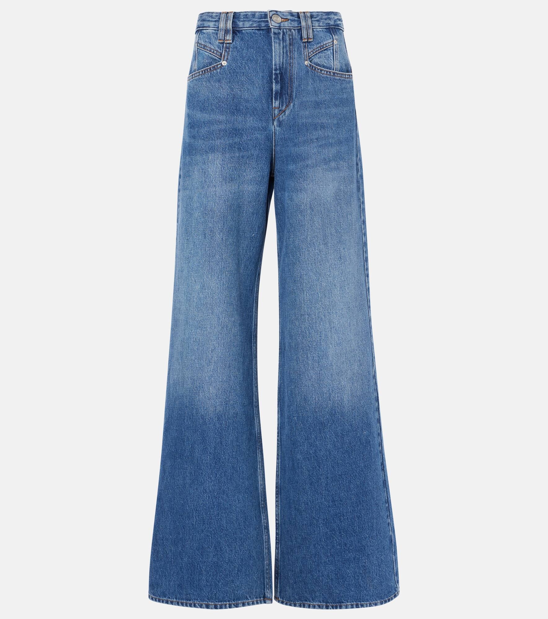 Lemony wide-leg jeans - 1