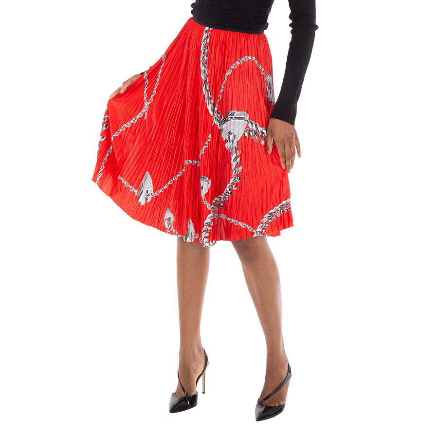 Burberry Shield Hardware Jersey Midi Skirt - 4