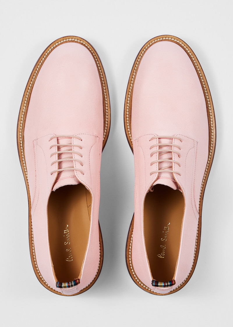 Pink Leather 'Silva' Shoes 3