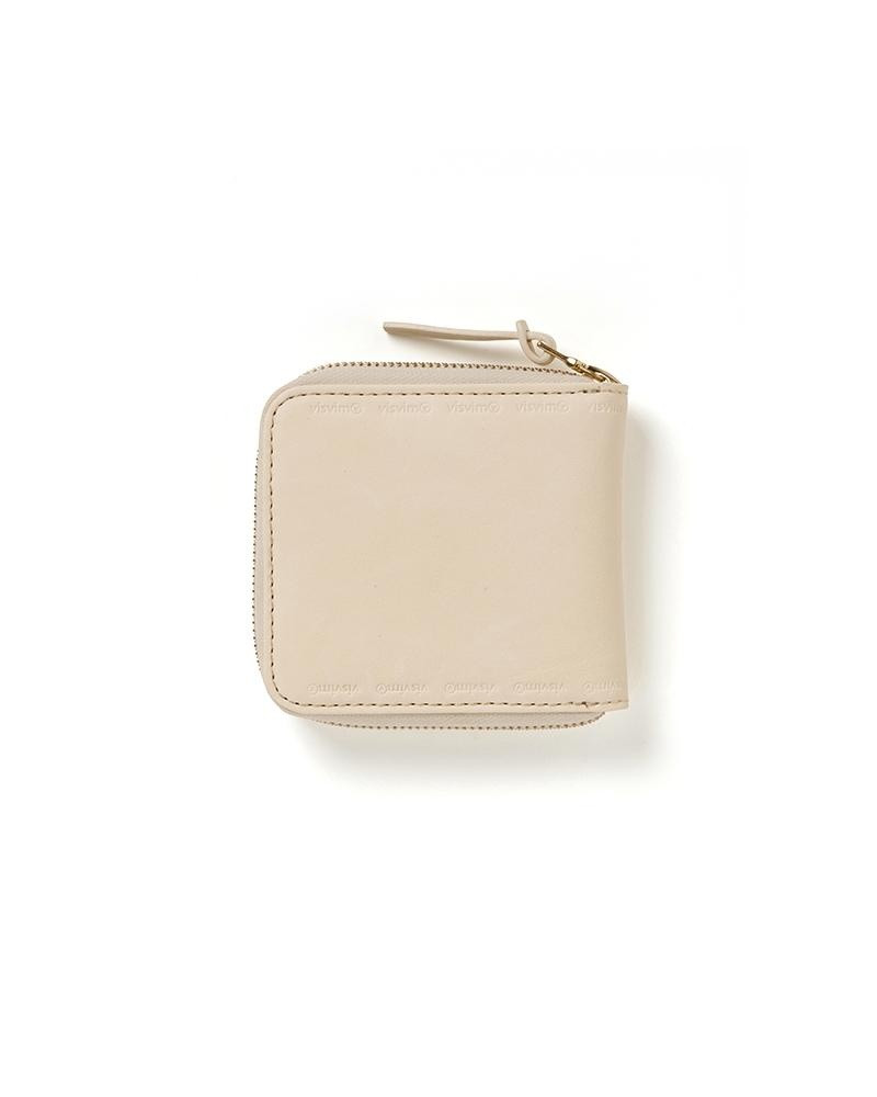 visvim LEATHER BI-FOLD IVORY outlook