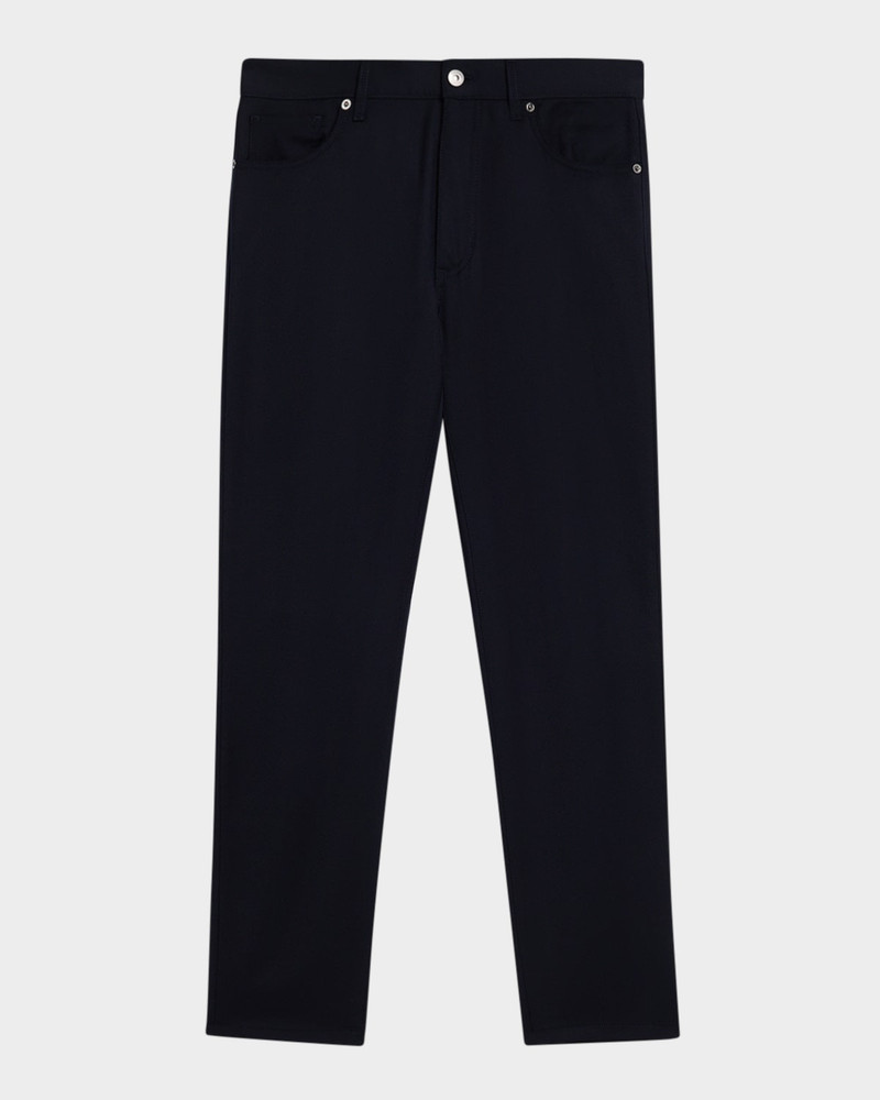 Men's Wool Straight Fit Five-Pocket Pants 1