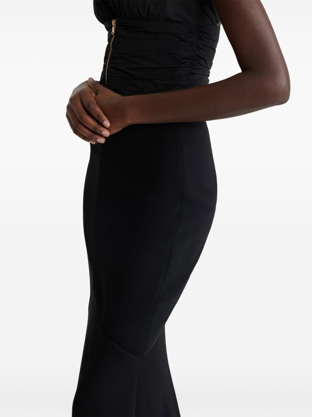 crepe maxi mermaid skirt - 4