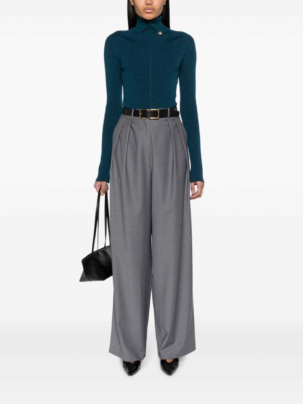 embellished rollneck jumper - 2