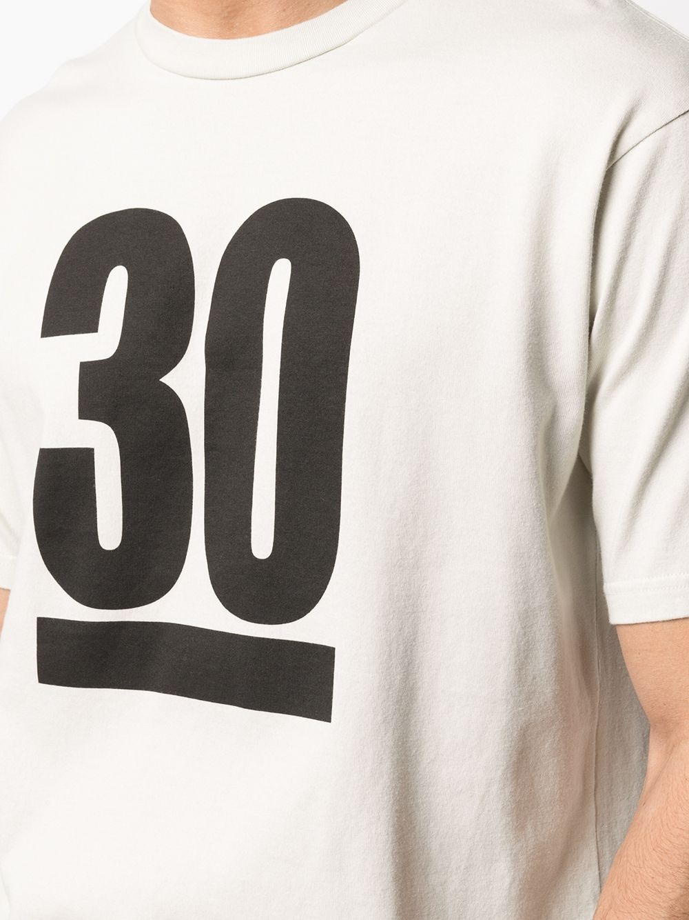 slogan-print cotton t-shirt - 5