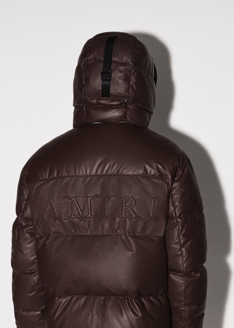 LEATHER PUFFER JACKET 11