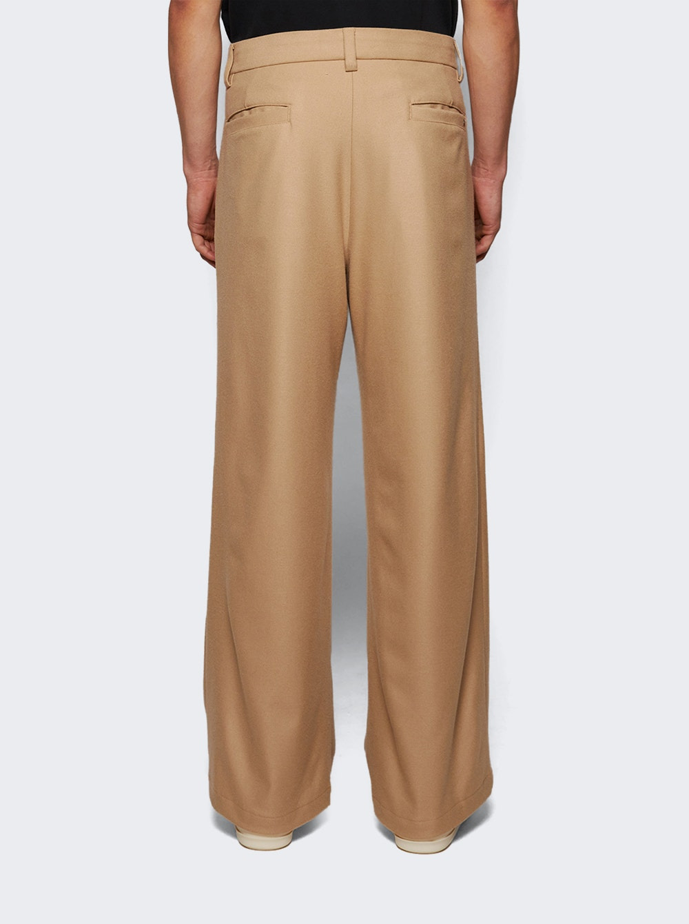 Pleated Trousers Sand Tropical - 4