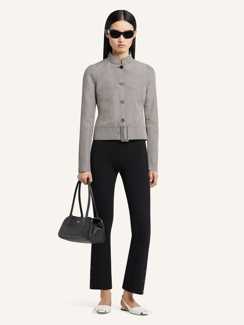 courrèges BUCKLE HERITAGE HOUNDSTOOTH JACKET outlook