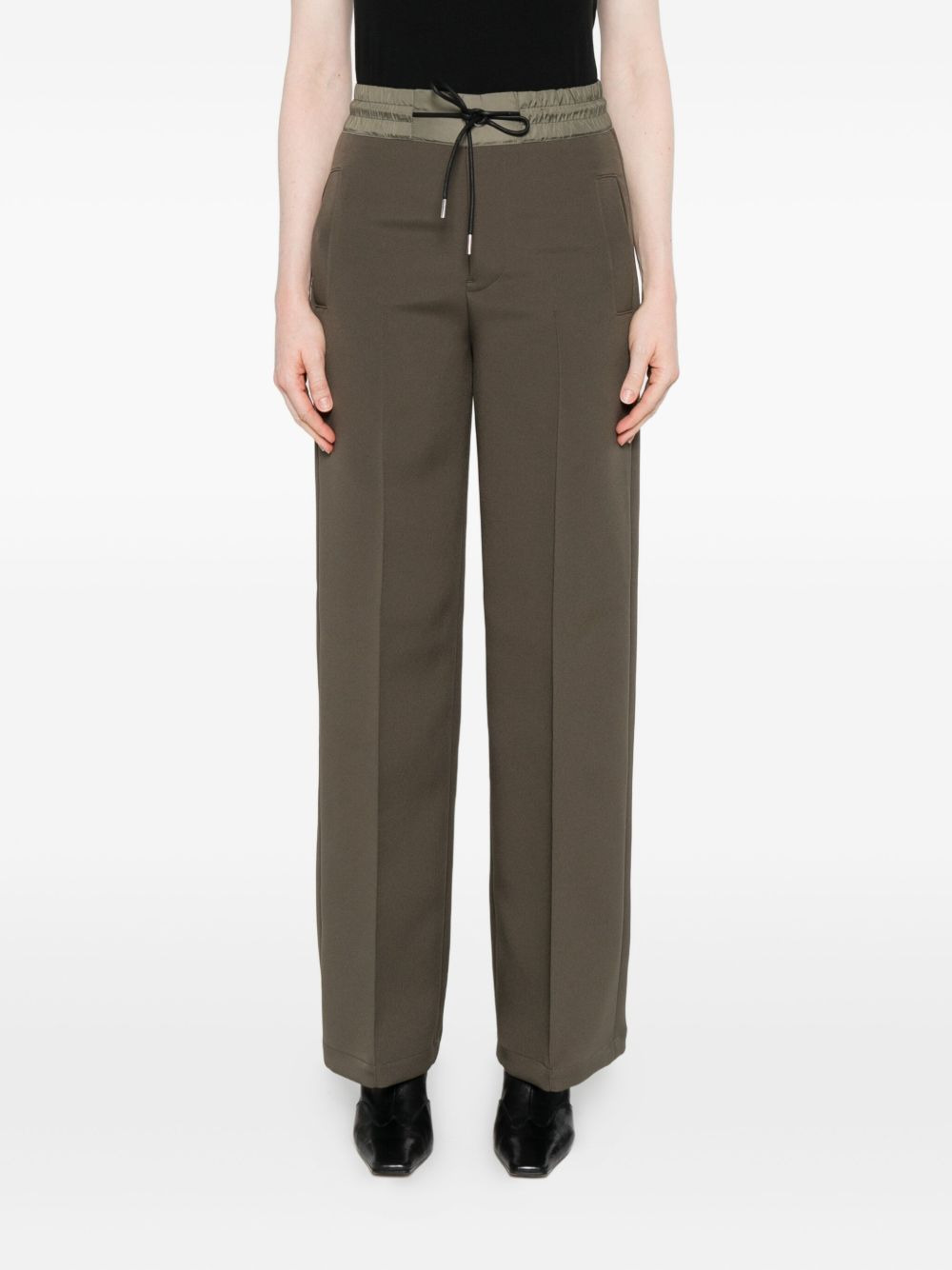 drawstring-waist trousers - 4
