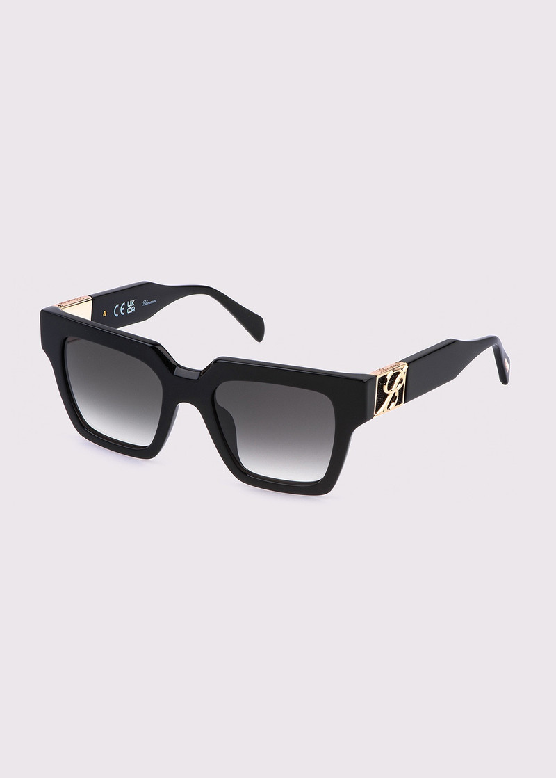 ACETATE SUNGLASSES WITH B MONOGRAM METAL LOGO. 1