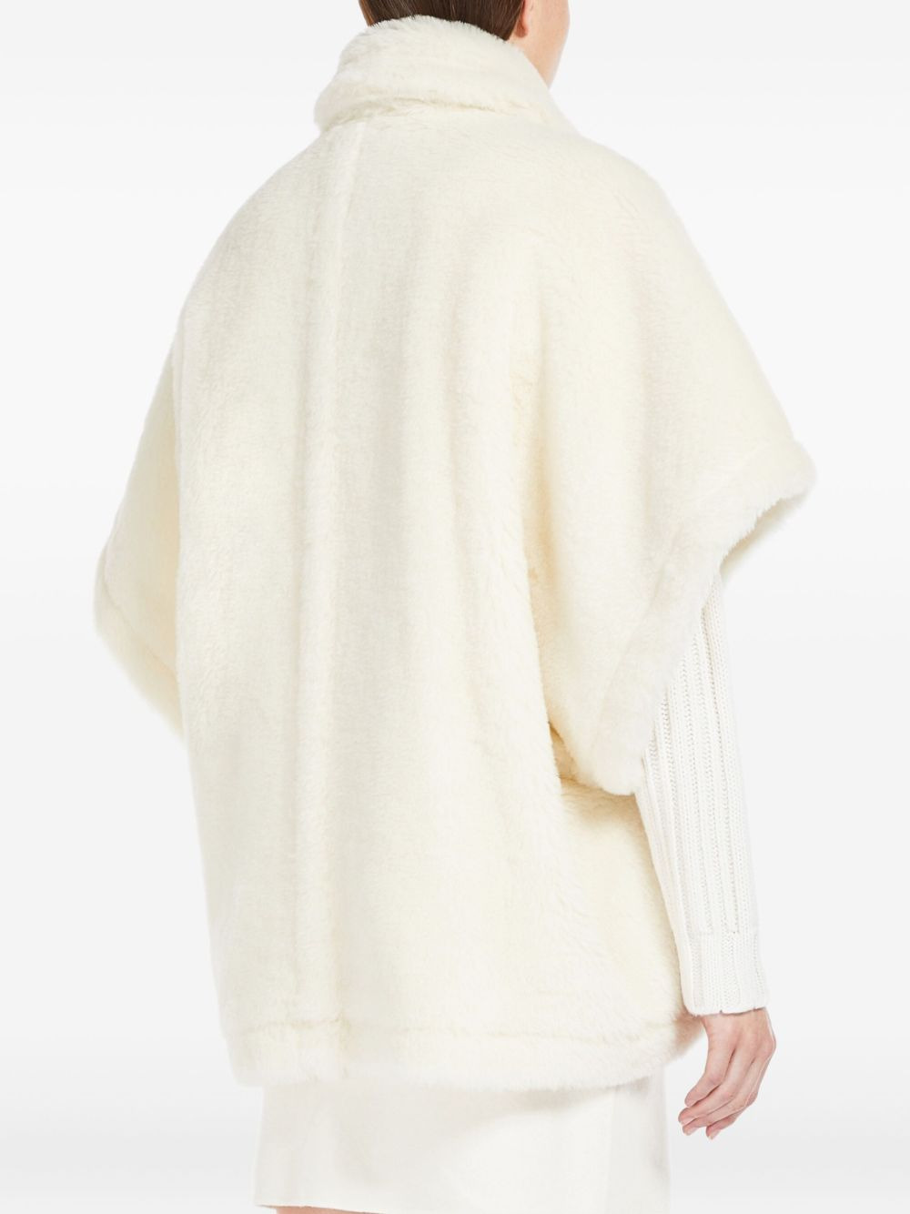 short-sleeve collared cape - 3