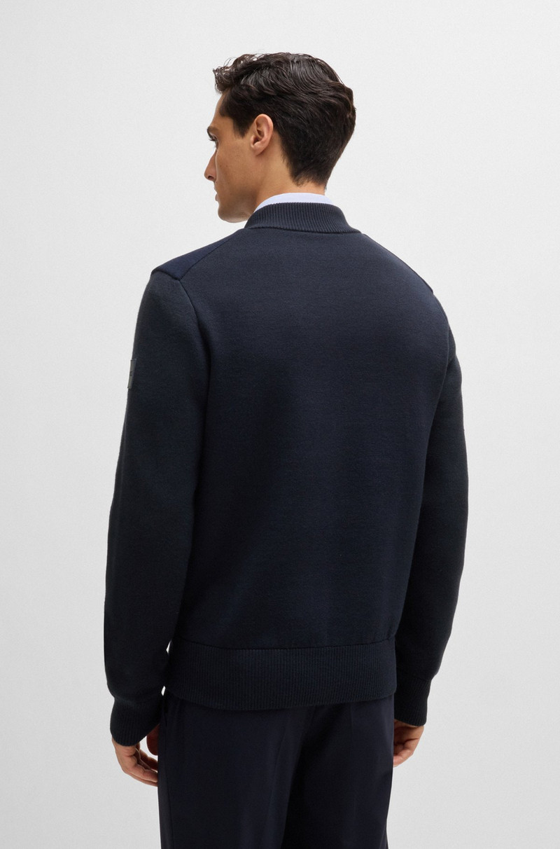 REGULAR-FIT ZIP-UP JACKET WITH PADDED FRONT PANEL 5