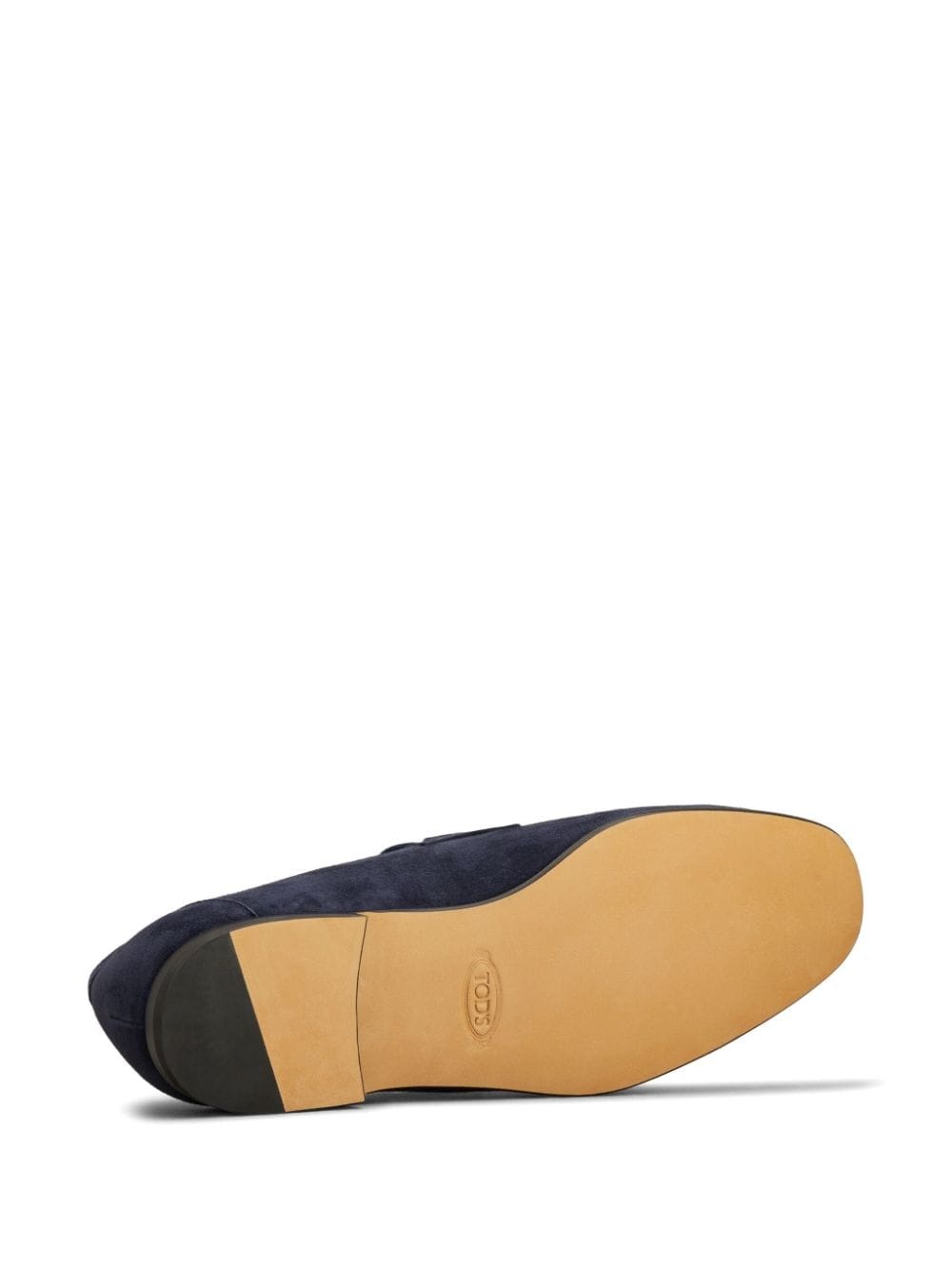 flat rubber sole suede loafers - 4