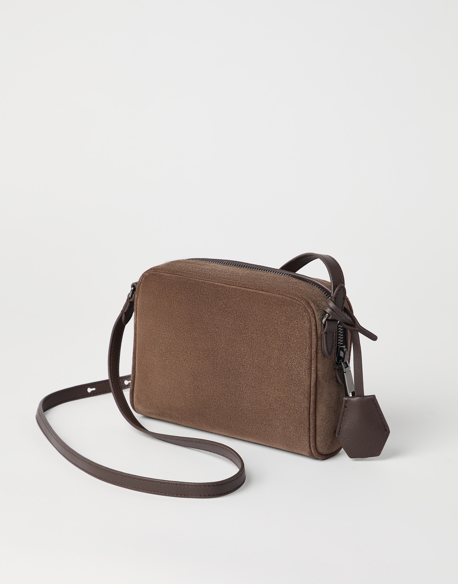 Suede Boston clutch bag - 2