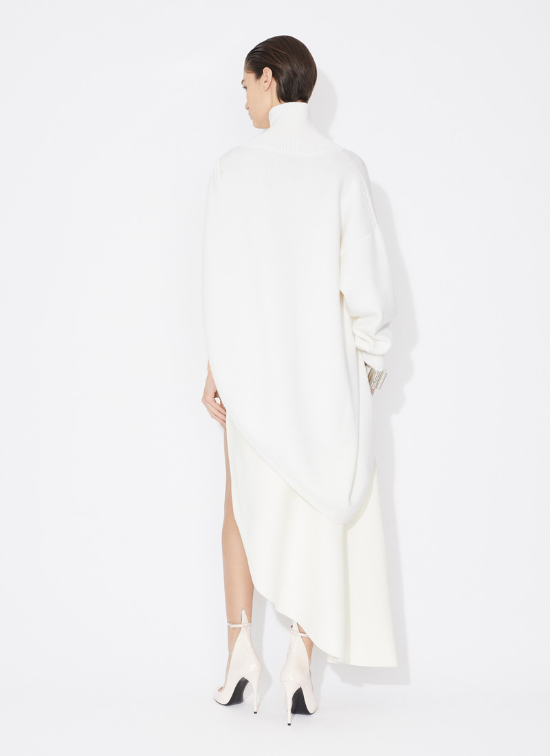 Alaïa KNITTED ASYMMETRICAL CAPE JUMPER outlook