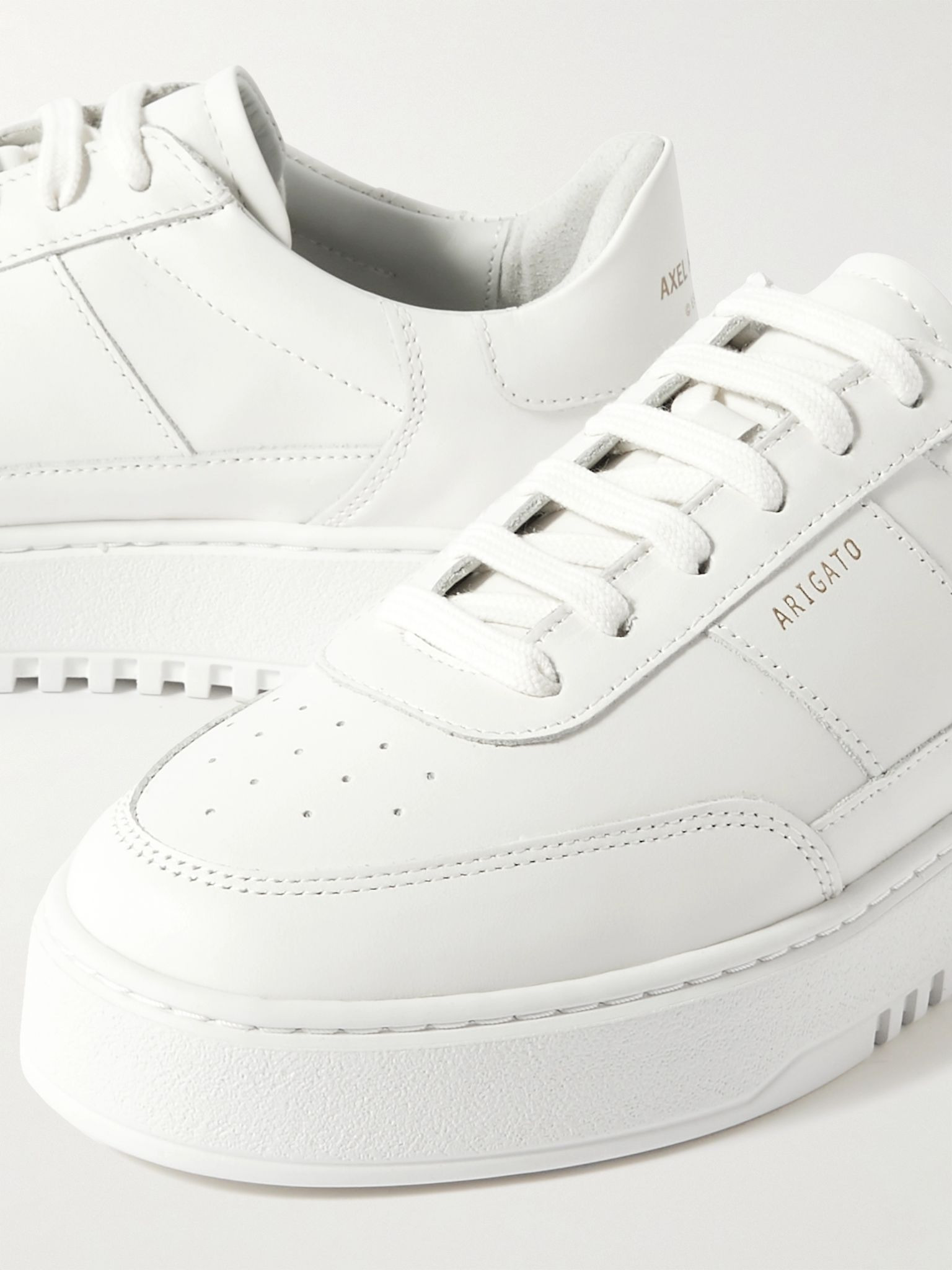 Orbit Vintage Leather Sneakers White - 6