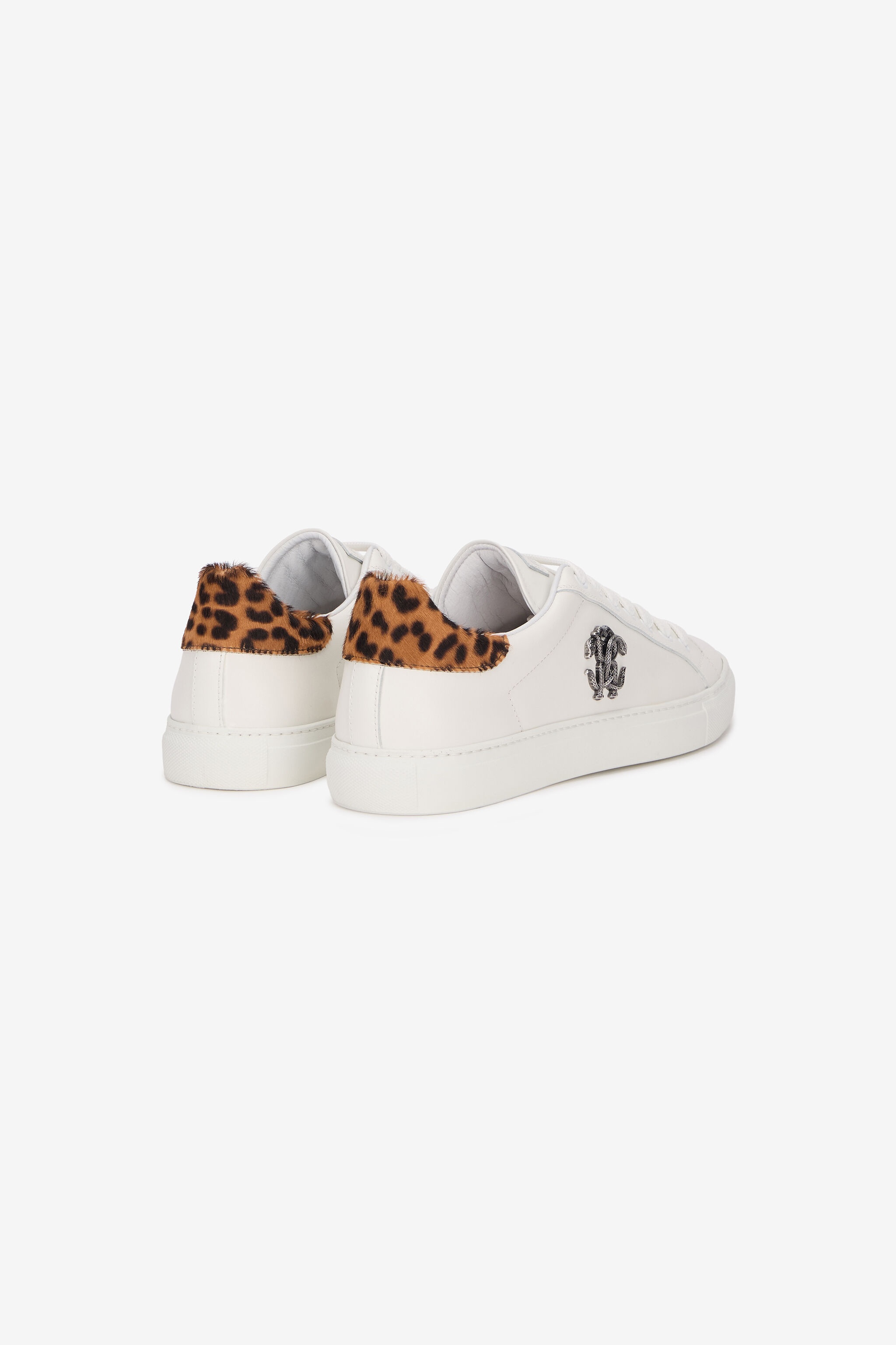 Sneakers With Jaguar Skin Insert - 3