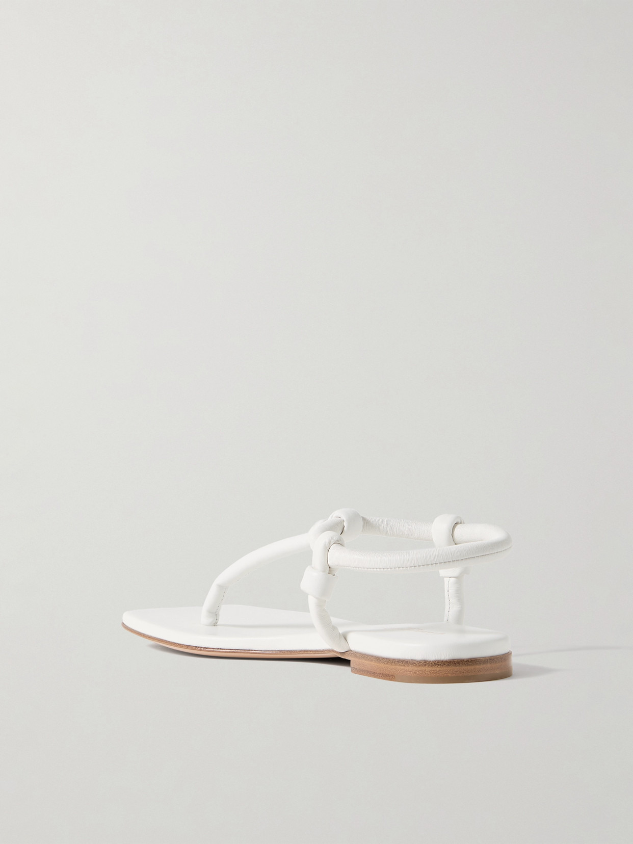 Juno Thong Knotted Leather Sandals - 3