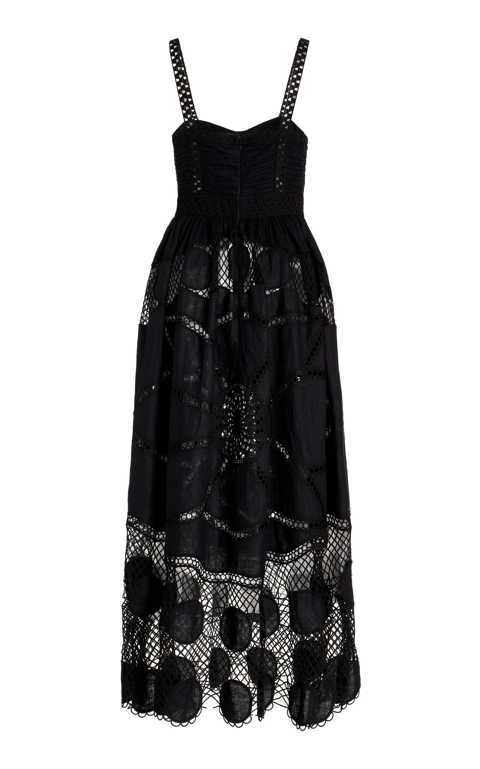 Juno Moon Crochet Maxi Dress black - 3