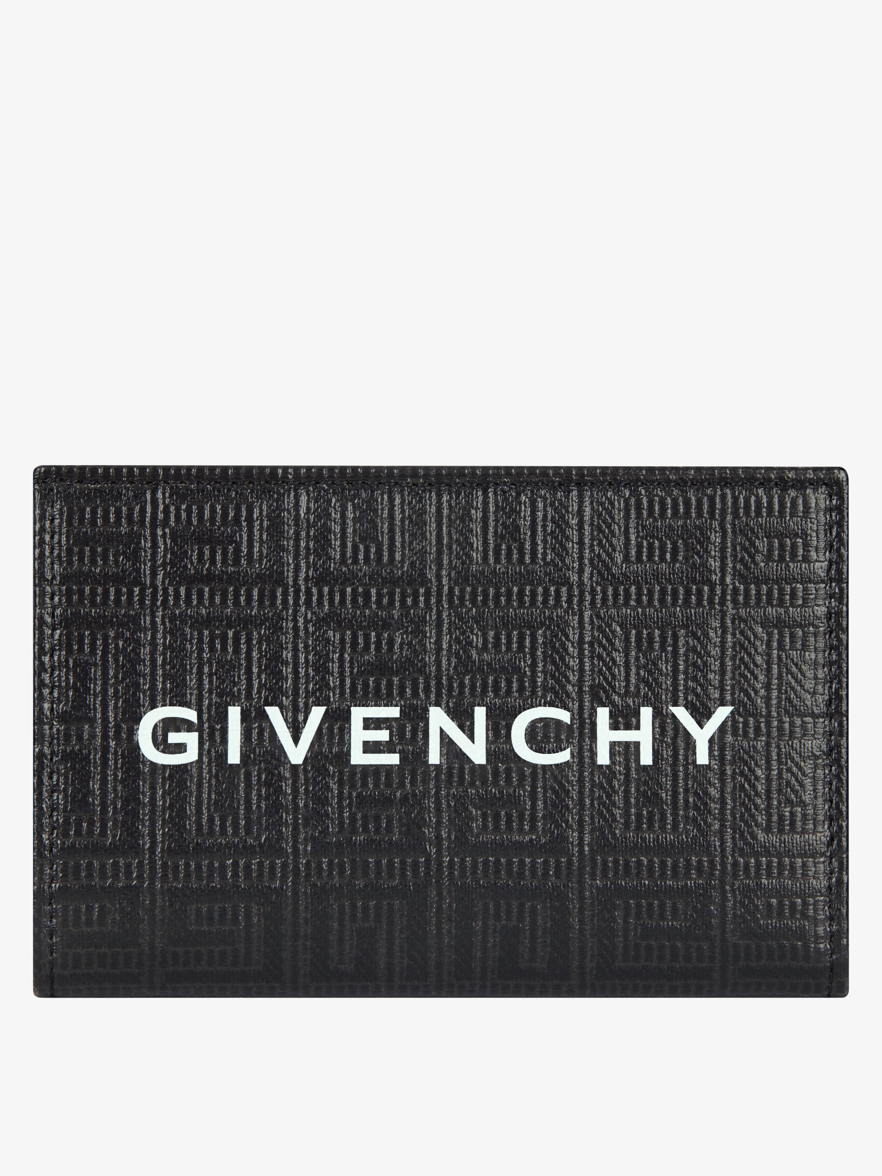 GIV CUT BIFOLD WALLET IN 4G COATED CANVAS AND LEATHER - 5