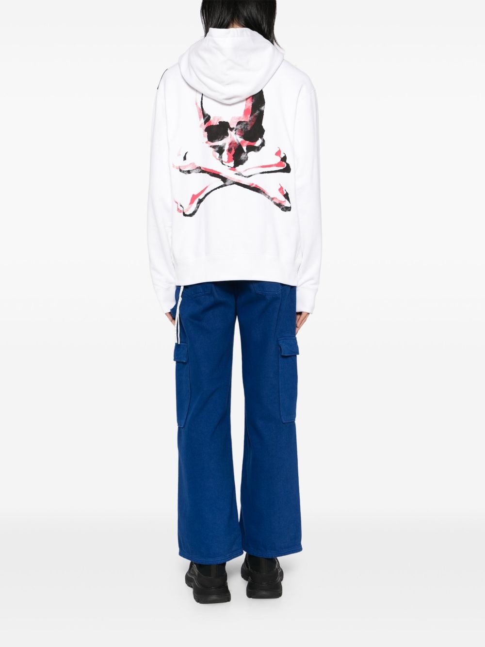 logo print hoodie - 4