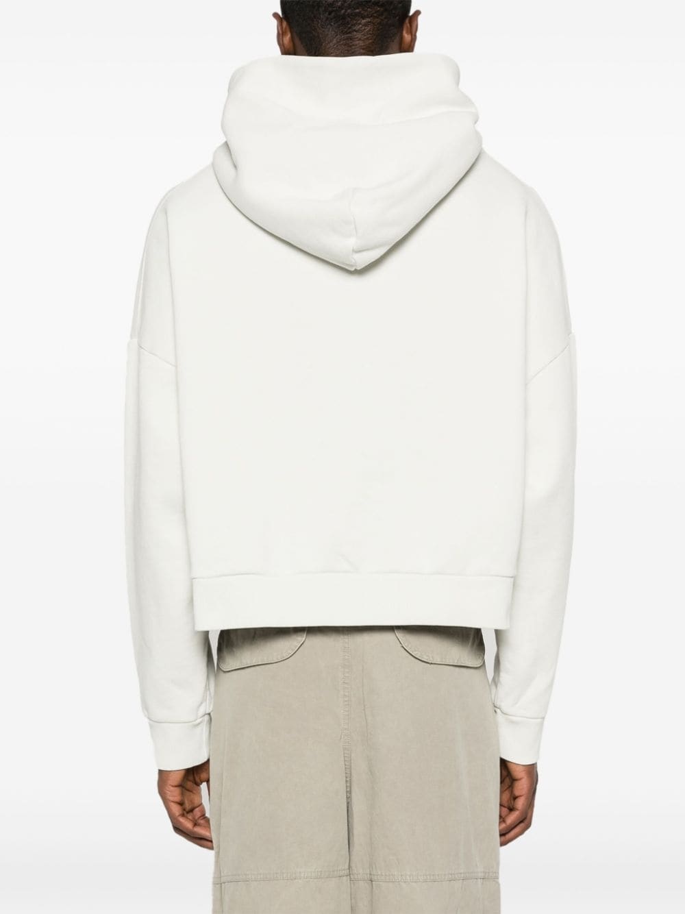パーカー・フーディ ENTIRE STUDIOS IVORY HOODIE IN COTTON entire studios Heavy cotton hoodie | REVERSIBLE