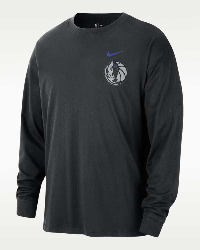Dallas Mavericks Essential City Edition Men's Nike NBA Long-Sleeve T-Shirt 1