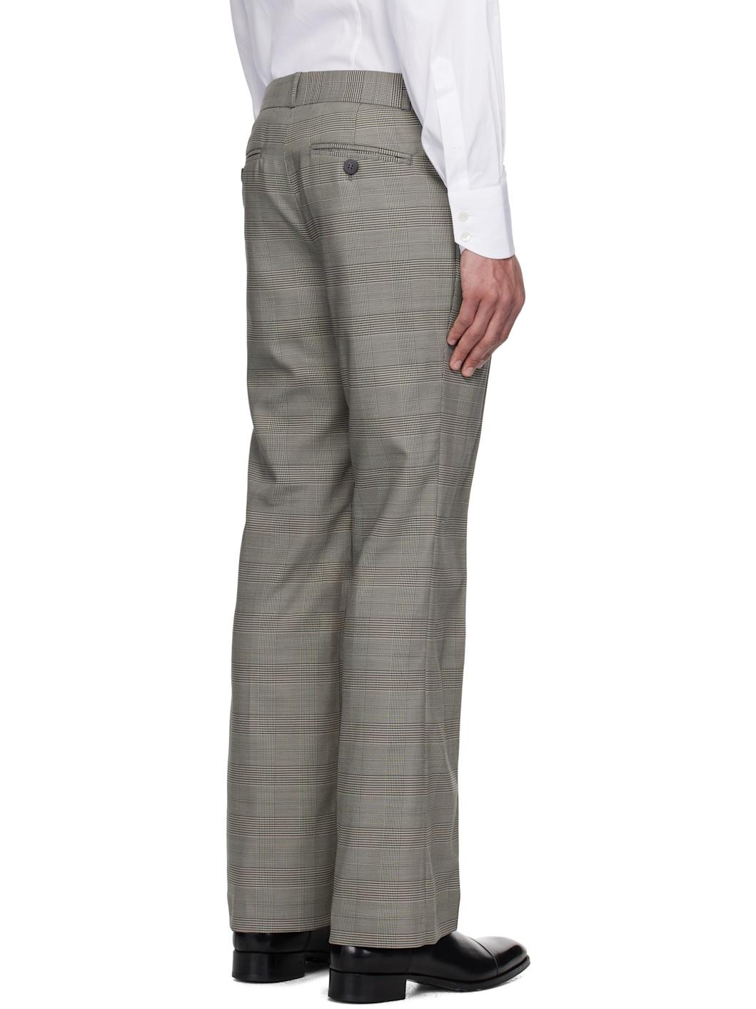 パンツ 20SS ERNEST W. BAKER FLARETROUSERS GRAY ERNEST W. BAKER Gray Flare Trousers | REVERSIBLE