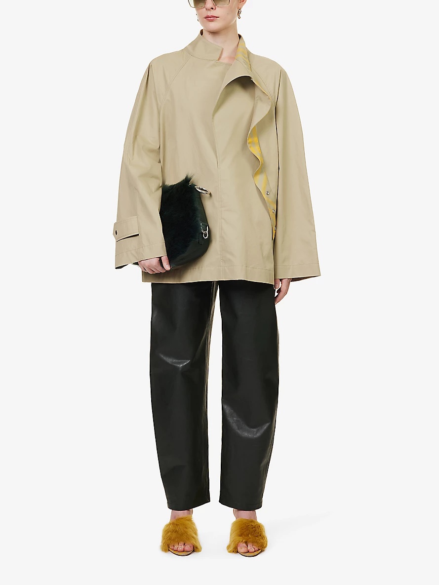 Burberry Puttee Collar Cotton Jacket | REVERSIBLE