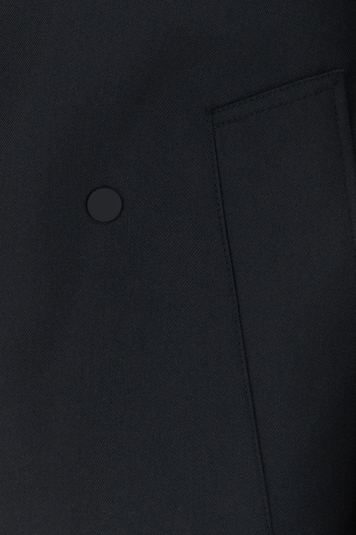 Black silk blend trench coat - 5