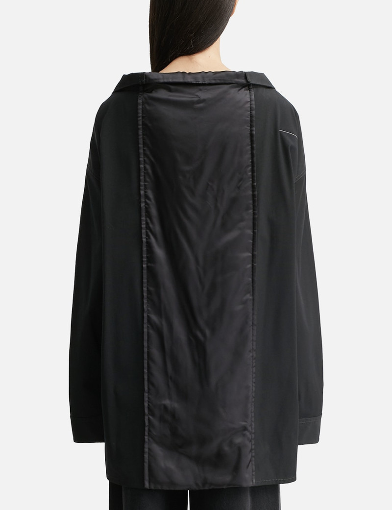 TECHNICAL POPLIN SHIRT DRESS 5