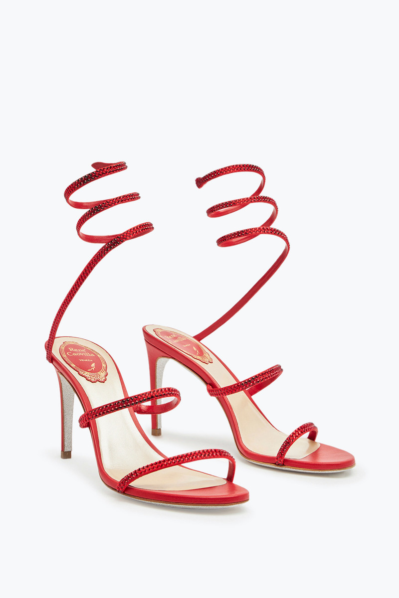 Cleo Red Sandal 80 2
