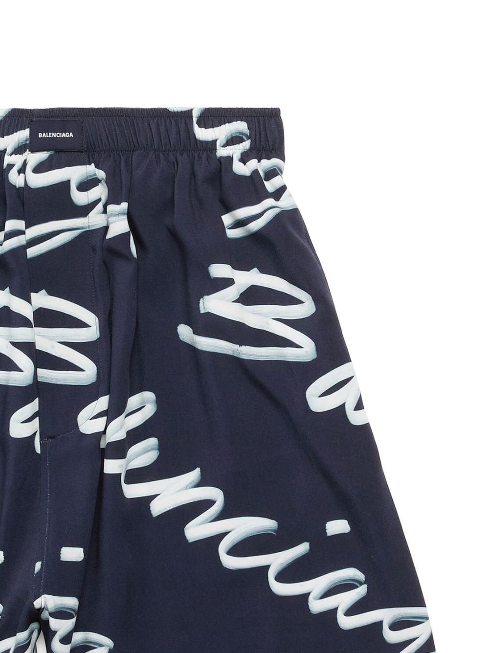 scribble-logo pyjama shorts - 3
