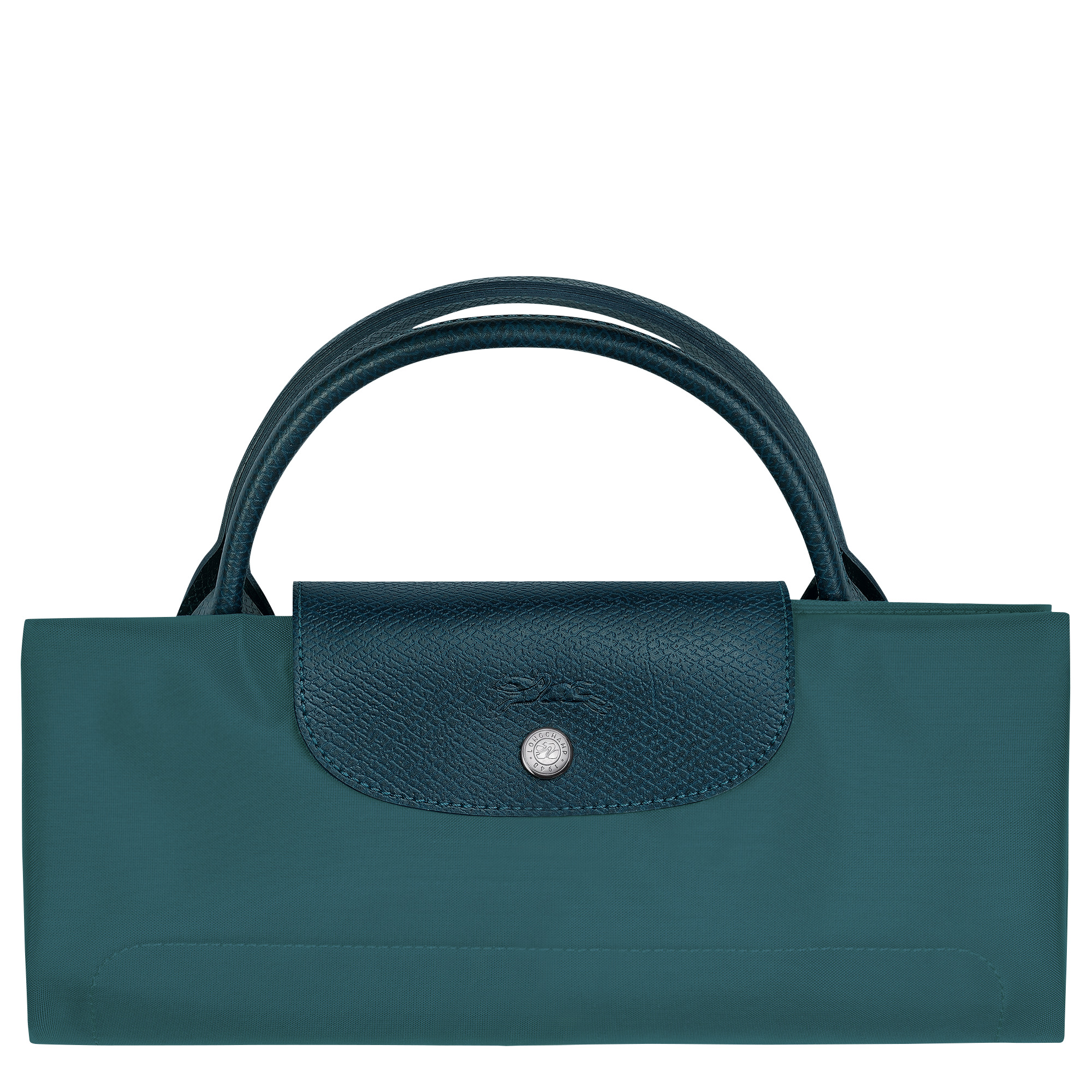 Le Pliage Green M Travel bag Peacock - Recycled canvas - 7