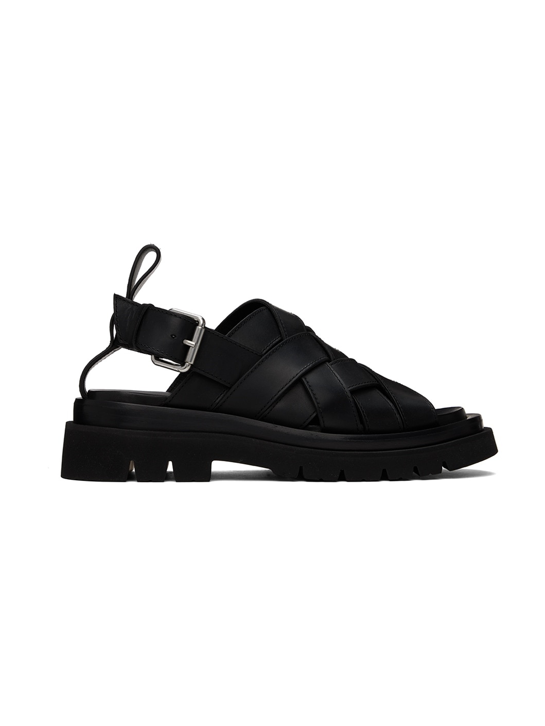 【BOTTEGA VENETA】LUG STRAP SANDALS 42 Bottega Veneta Lug Strap Sandals Bottega Veneta
