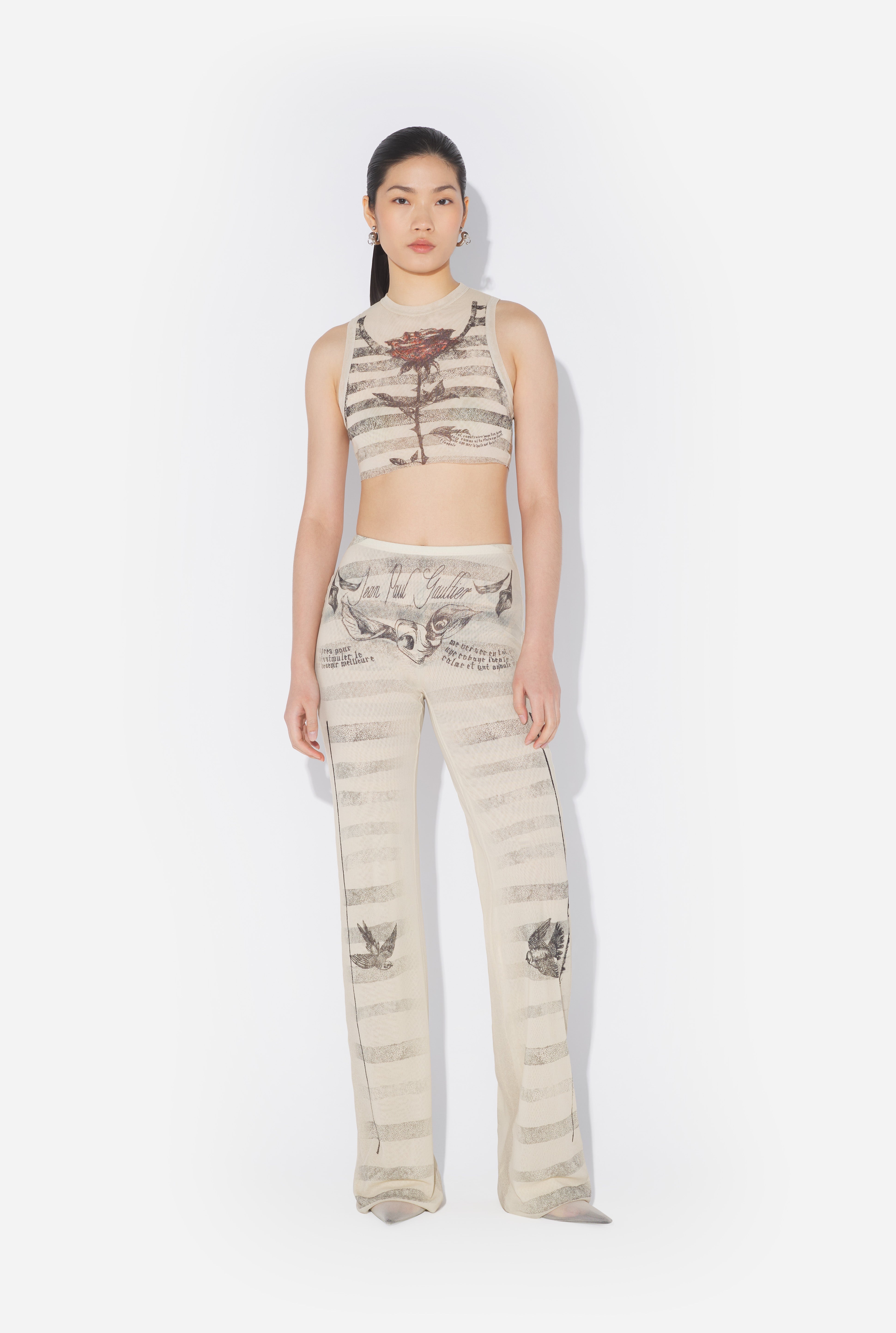 THE “TATTOO MARINIÈRE” CROP TOP - 2