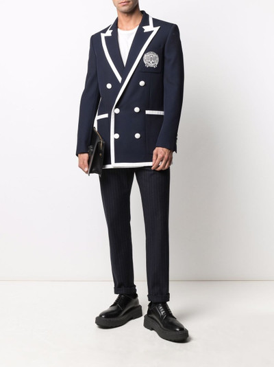 Balmain tennis logo blazer outlook