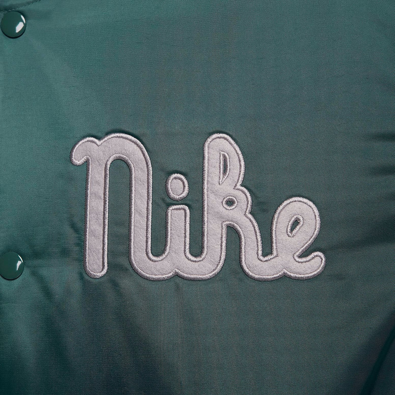 Nike Nike Dugout Loose Satin Jacket 'Green' FQ7970-328 outlook