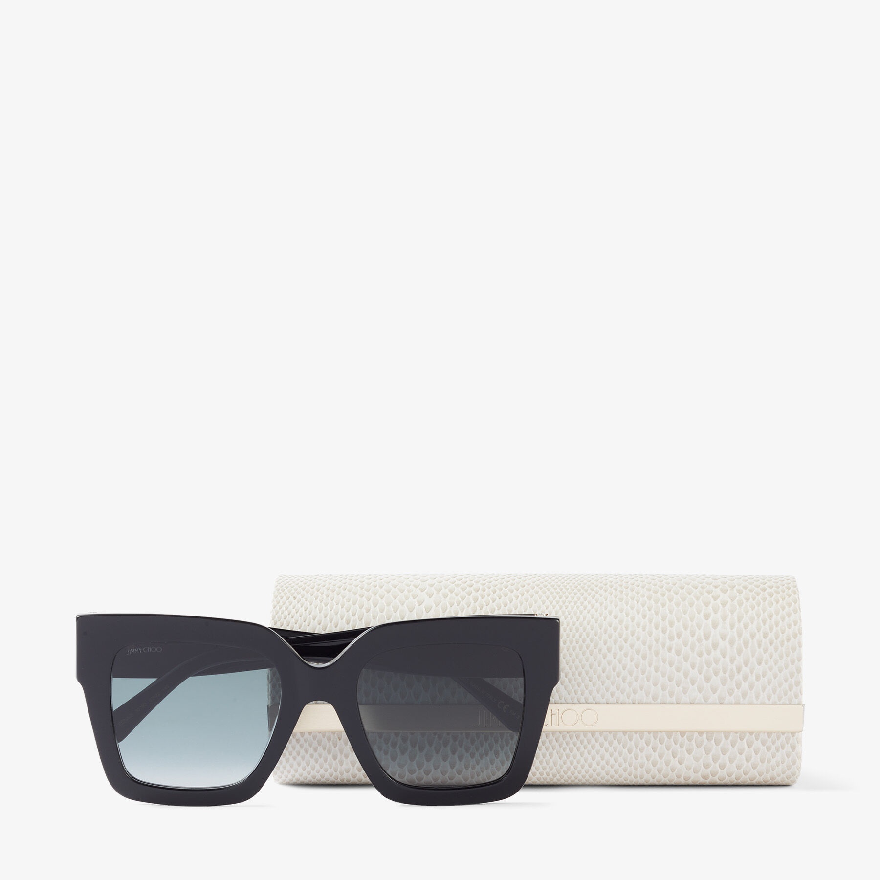 Edna
Black Square-Frame Sunglasses - 4