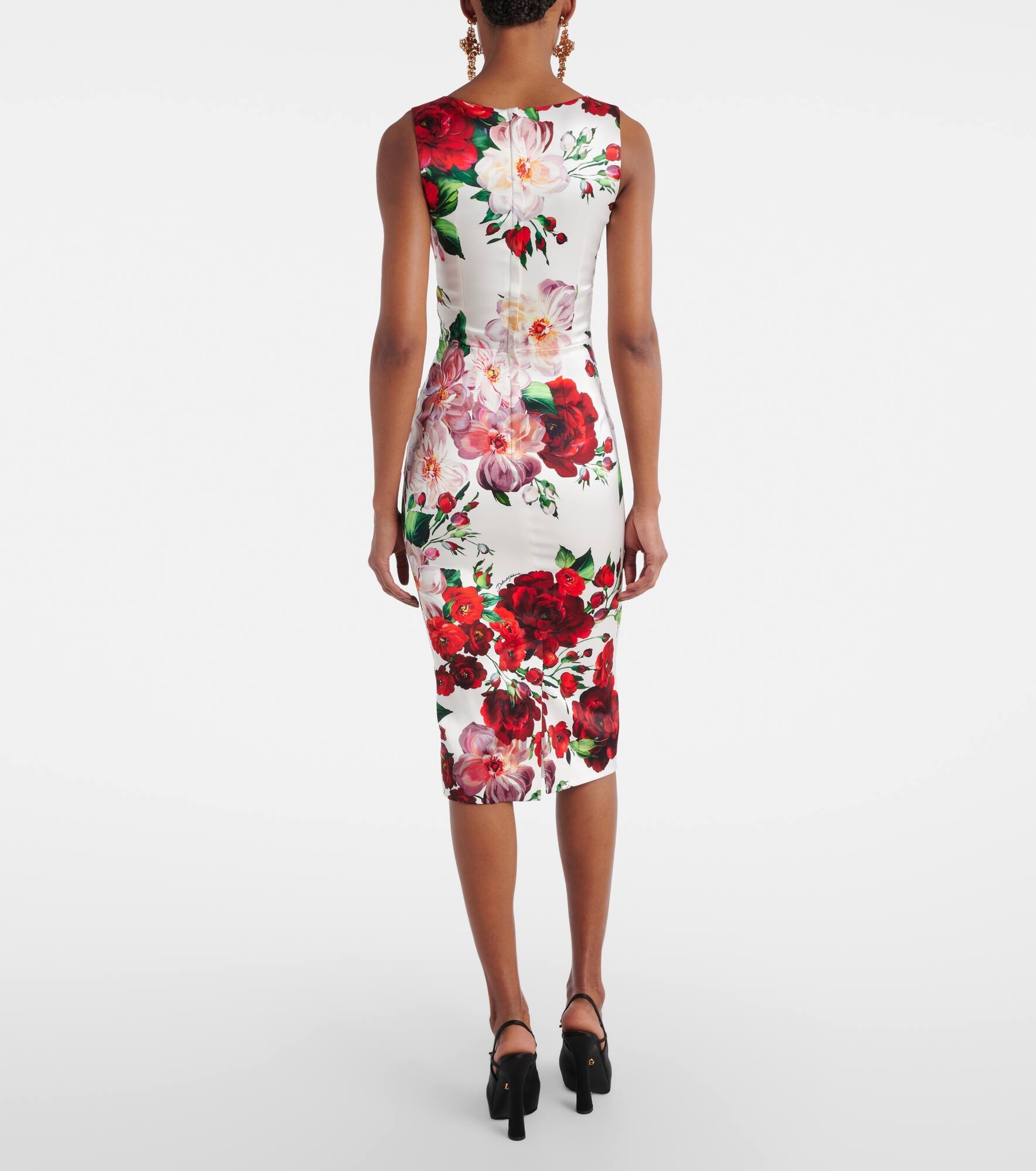 Floral midi dress - 3