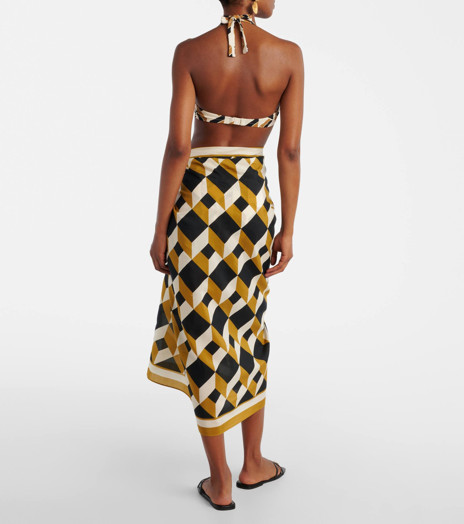 Vibration cotton and silk beach cover-up - 3