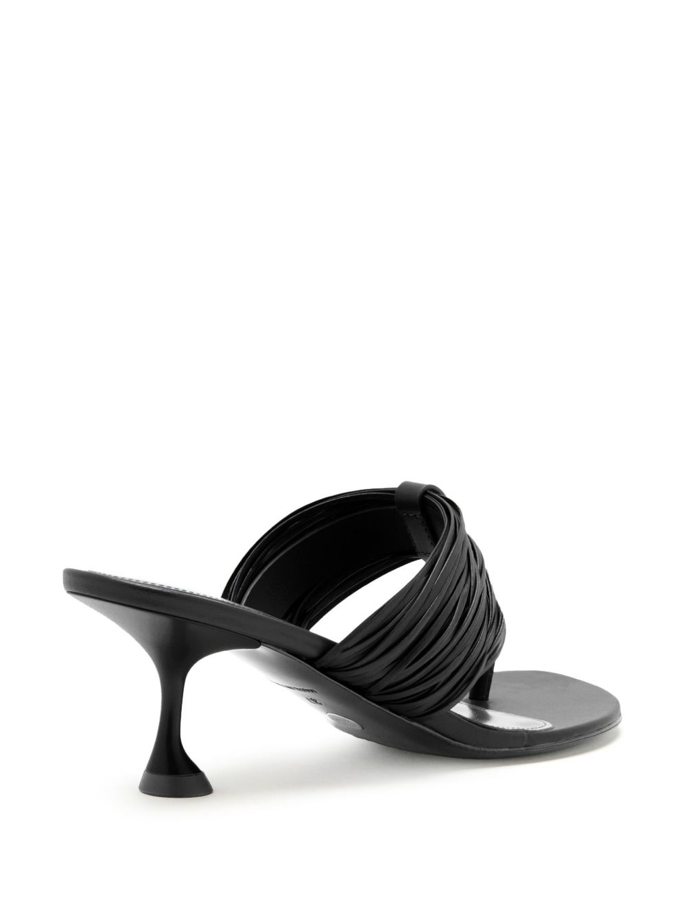 pleated-detail heeled sandals - 3