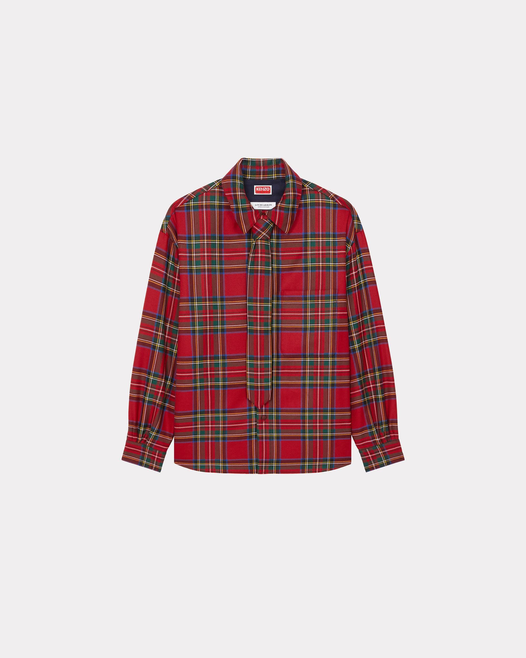Checked wool shirt - 1