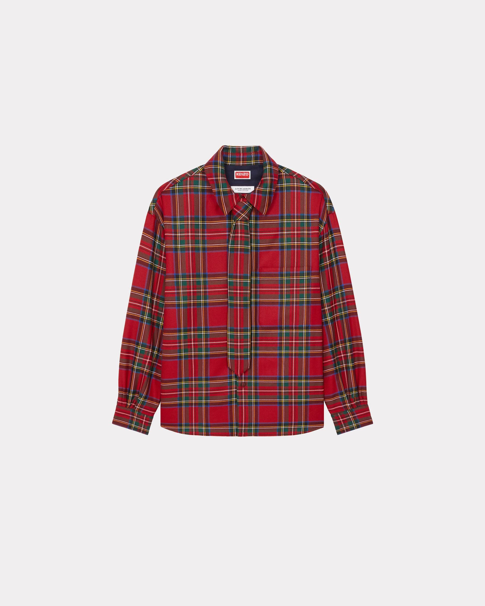 Checked wool shirt - 1