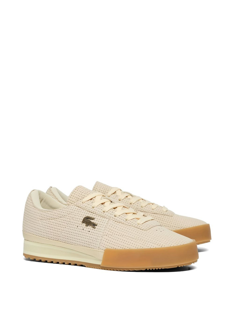 LACOSTE Aura perforated-leather sneakers outlook