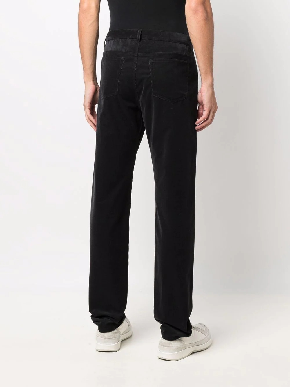 straight-leg corduroy trousers - 4