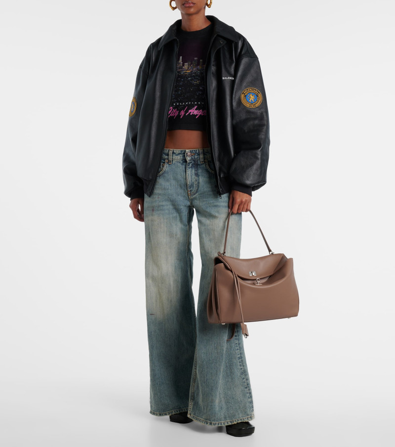 BALENCIAGA Rodeo Medium leather tote bag outlook