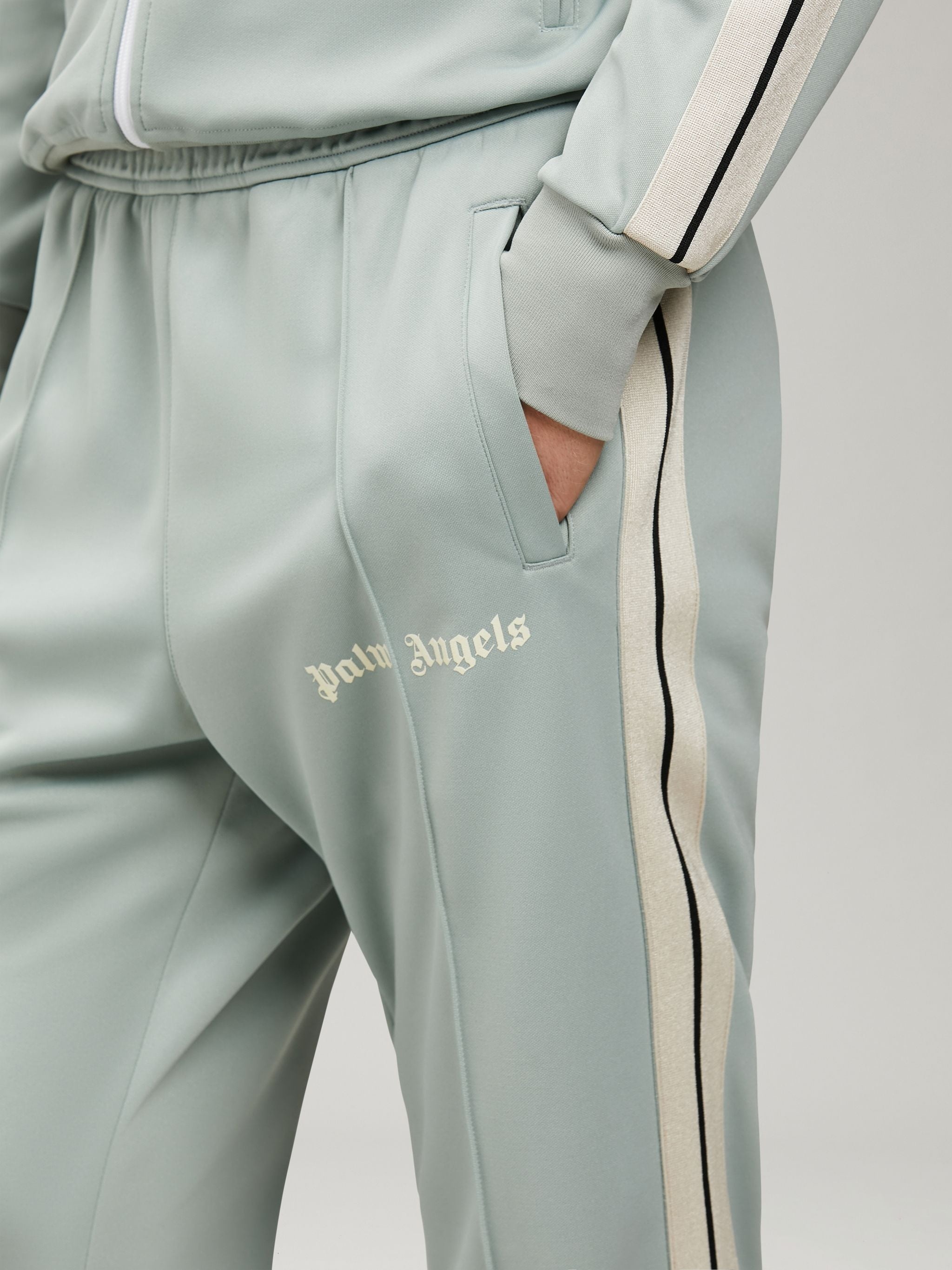 SEAFOAM SLIM TRACK PANTS - 6