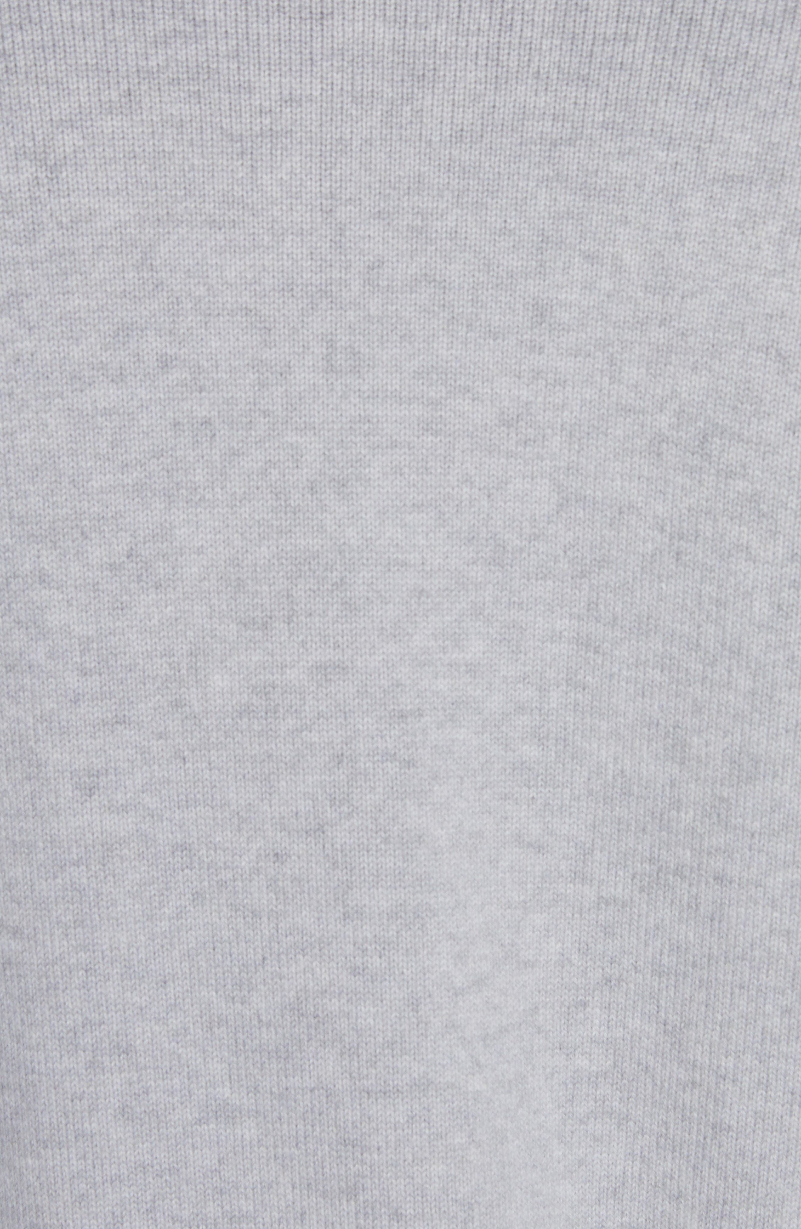 Intrecciato Leather Patch Cashmere Blend Crewneck Sweater - 6