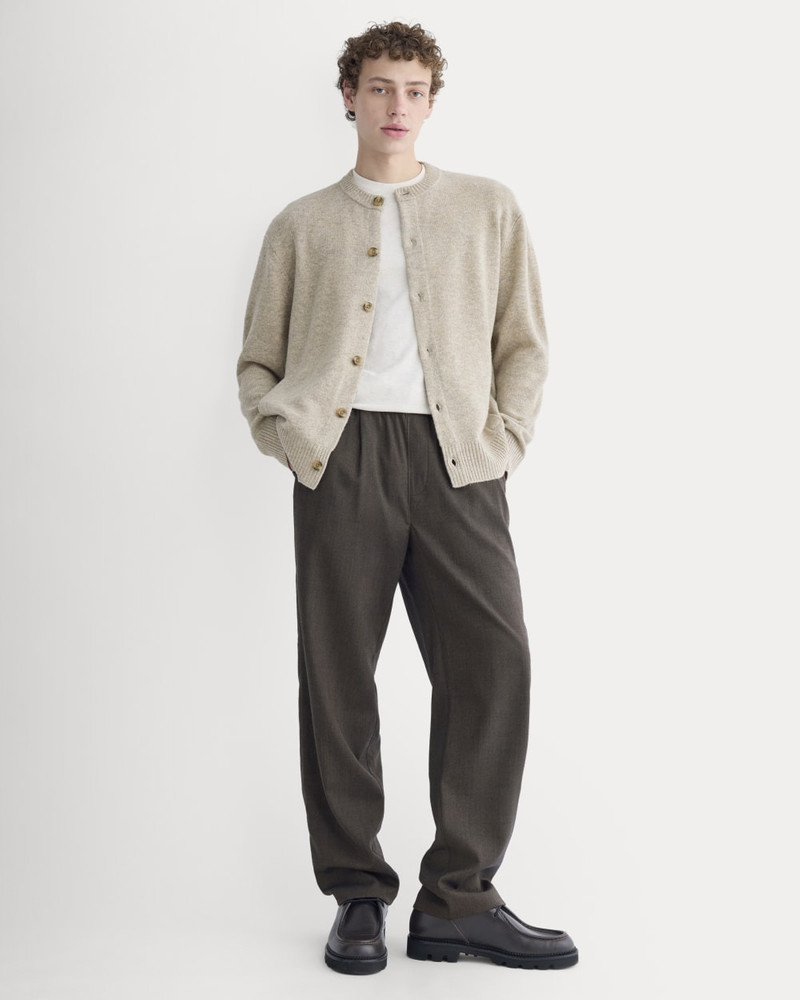 LUXE MERINO CREW CARDIGAN 5